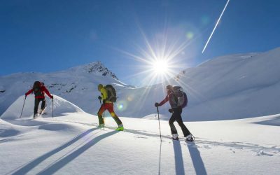 First snow! Training for ski tours