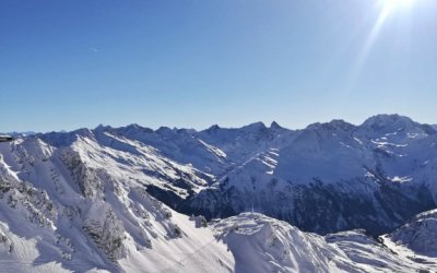 Perfect snow conditions at the Arlberg