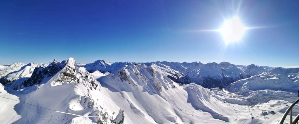 Perfekte Schneebedingungen am Arlberg